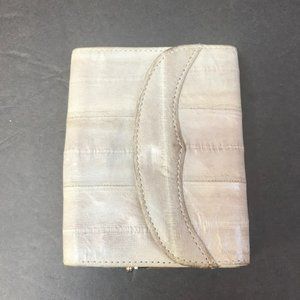 Vintage EEL Skin fold wallet